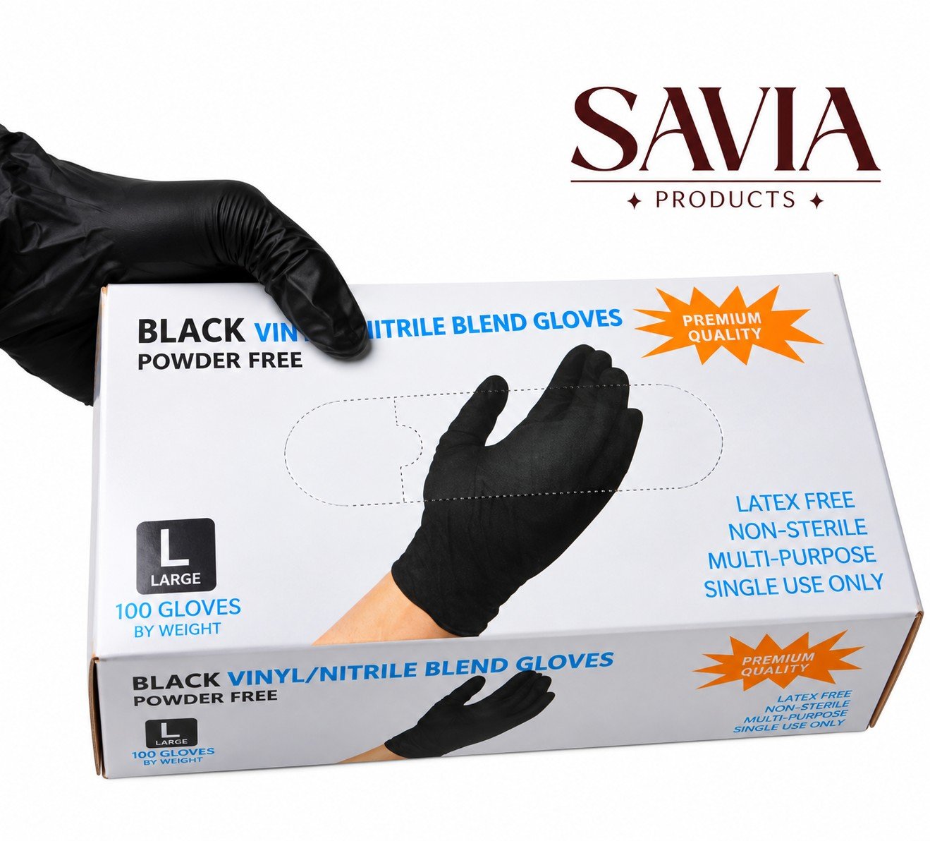1790608097922.jpg BLACK GLOVES SIZE L - Image 1