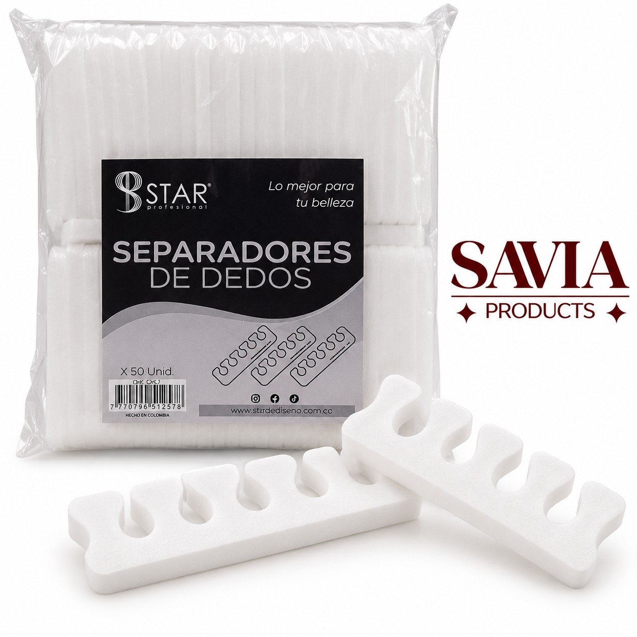 1790621191349.jpg SEPARADORES DE DEDOS X50 UNID - Image 1