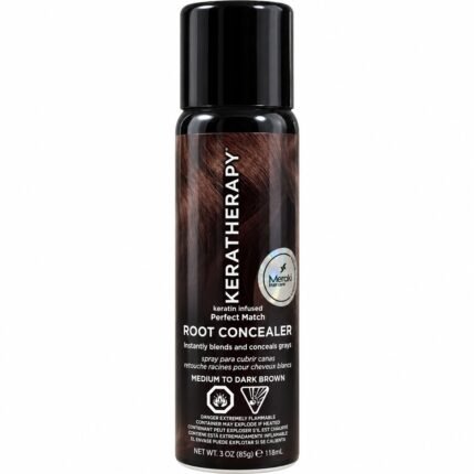 Keratherapy root concealer medium to dark brown 118ml