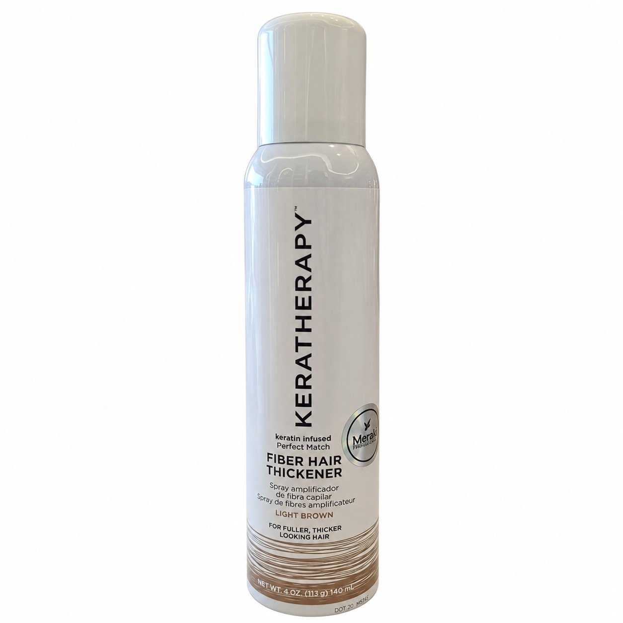 1790626034595.jpg Keratherapy fiber hair thickener light brown 140ml - Image 1