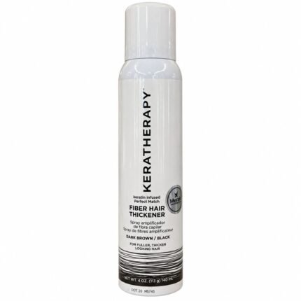 Keratherapy fiber hair thickener dark brown/black 140ml