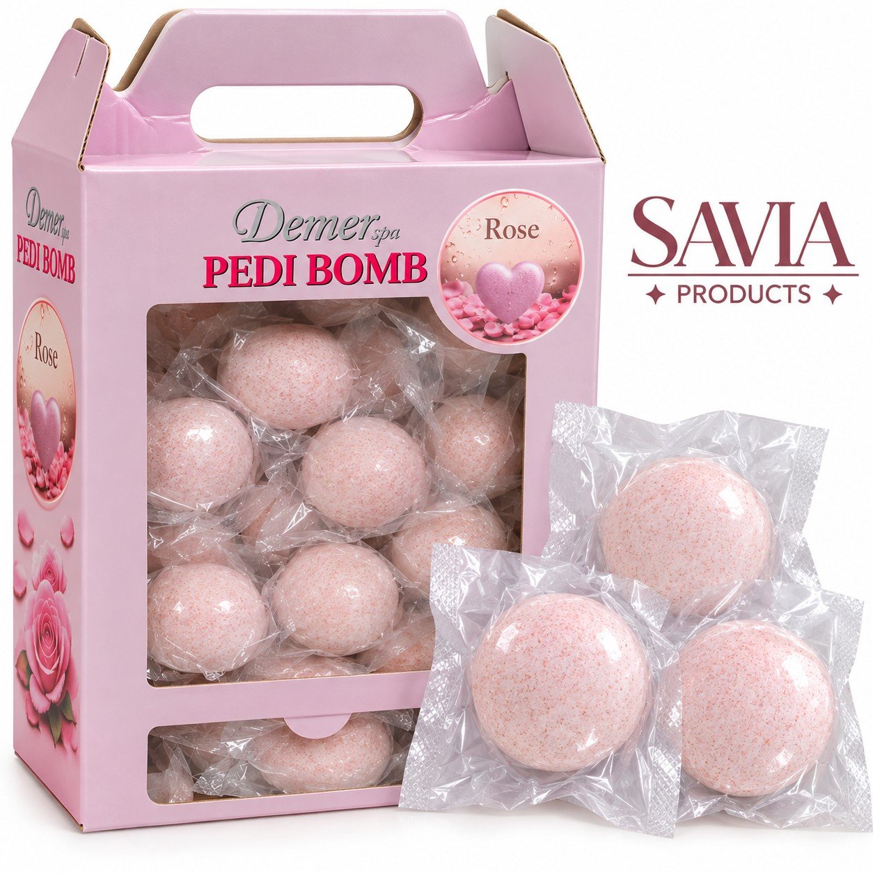 1791382418291.jpg DEMER SPA PEDI BOMB ROSE - Image 1