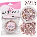 SANDRA'S GLITTER ENCAPSULATING PINK/SILVER